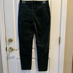 Rewash Women’s Corduroy Comfort Stretch Pants Dark Green Size 3/26 NWOT